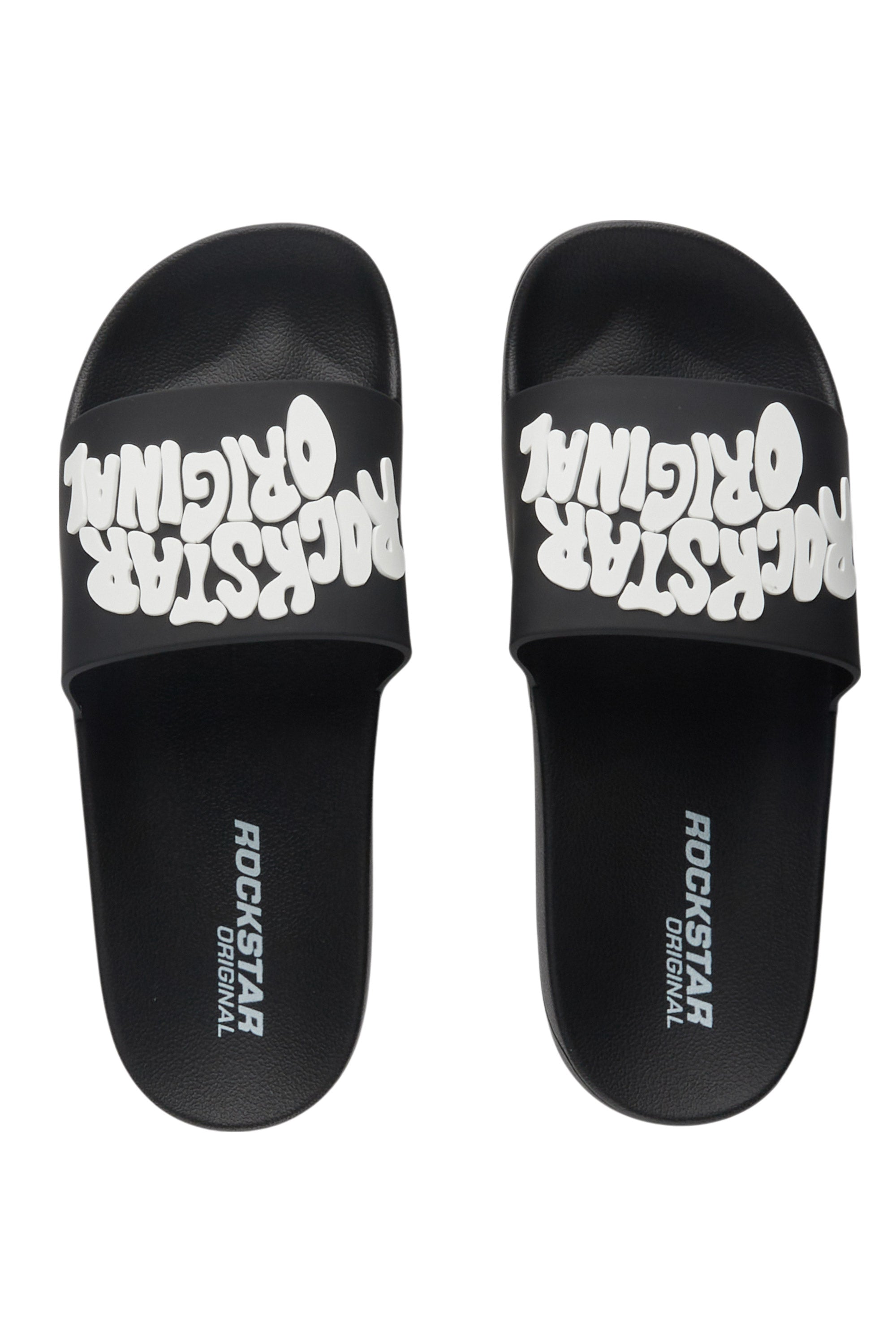 Nylita Black Slides
