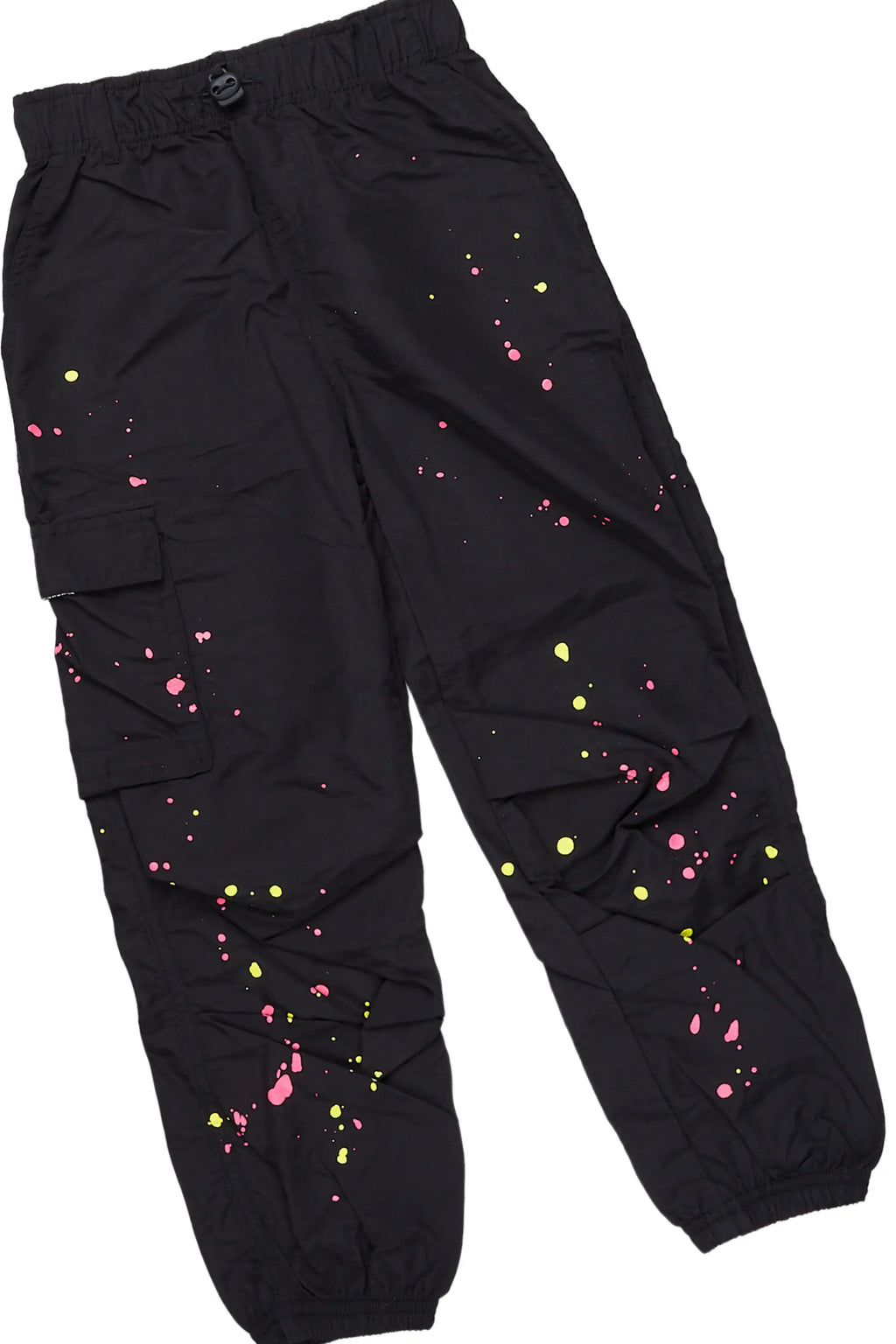 Girls Odie White/Black T-Shirt Cargo Jogger Set