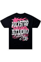 Anesso Black Graphic T-Shirt