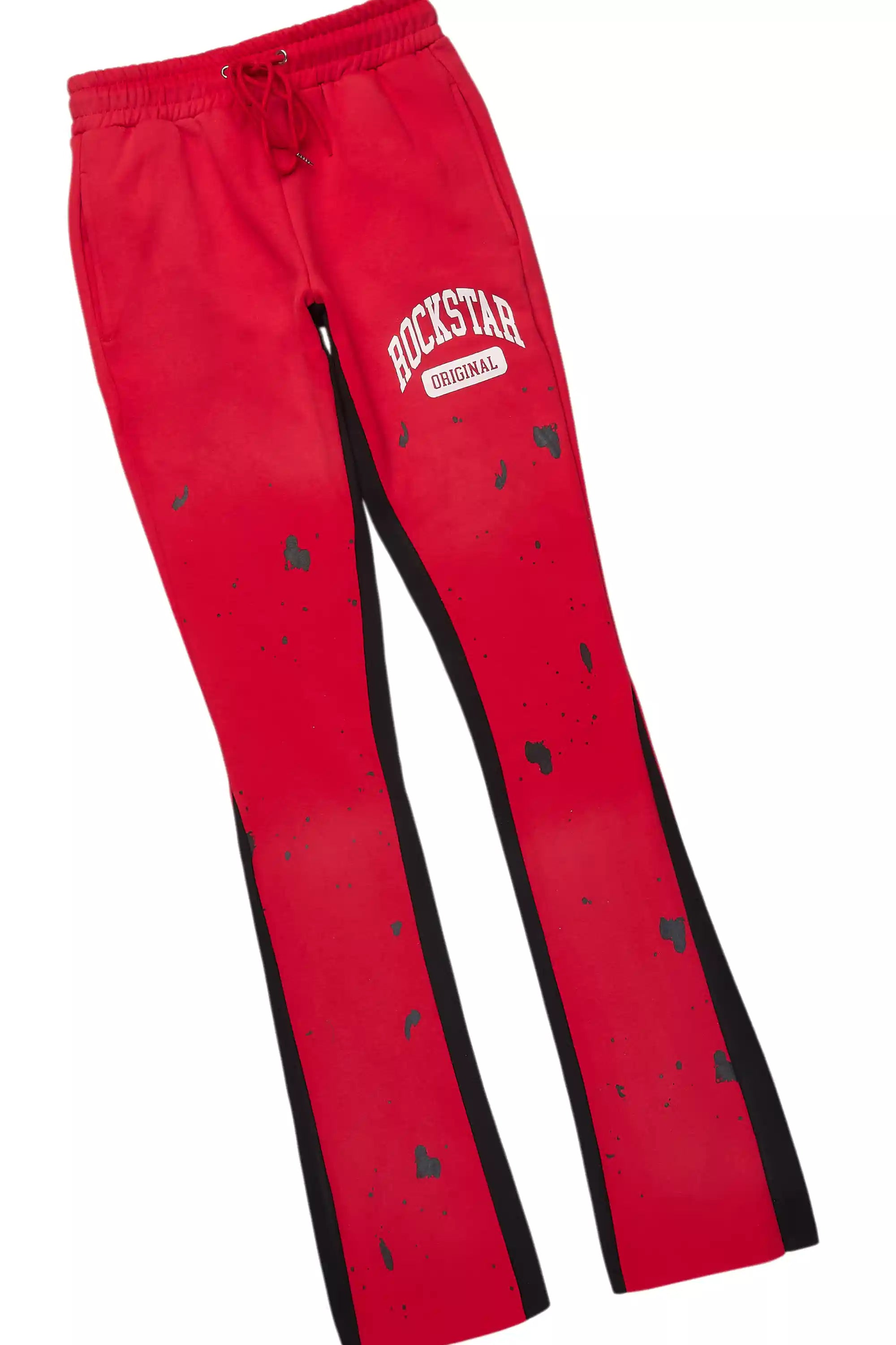 Rainer Red T-Shirt/Stacked Flare Track Set