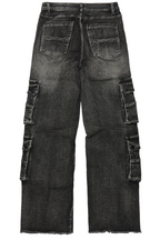 Keylor Black Wash Baggy Fit Jean