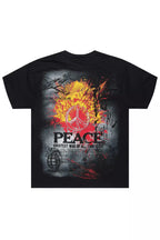 Saeko Black/Multi Oversized Graphic T-Shirt