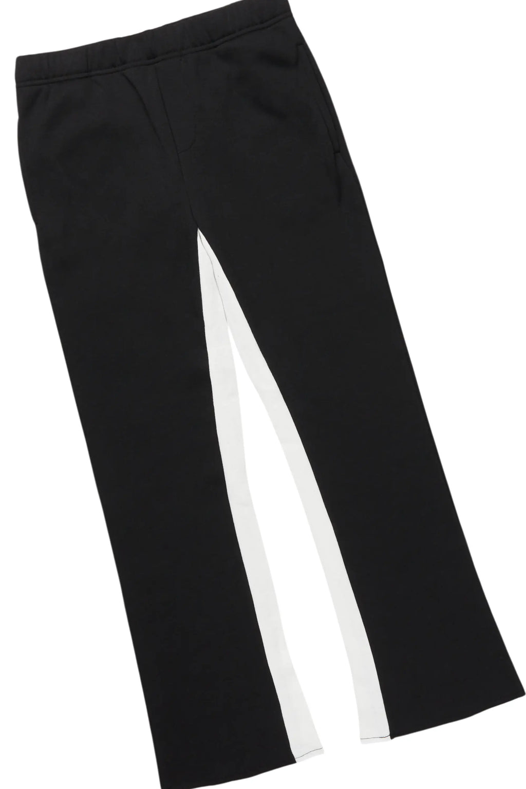 Boys Beno Black/Green T-Shirt/Stacked Flare Pant Set