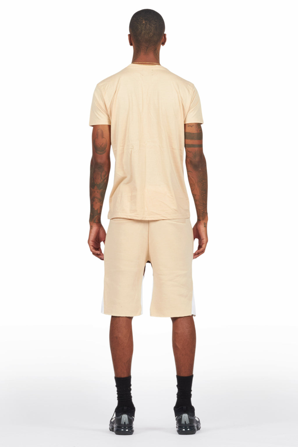 Scottie Beige Painter T-Shirt/Short Set