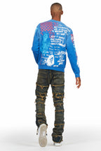 Horado Tint Wash Stacked Flare Jean