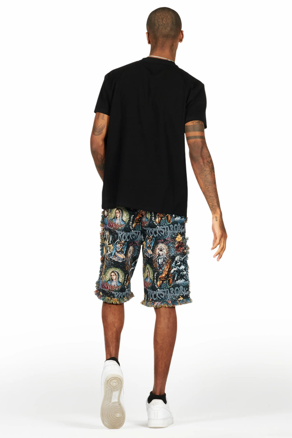 Tappy Black/Multi T-Shirt Short Set