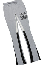 Fields Grey/White Stacked Flare Hoodie Track Set