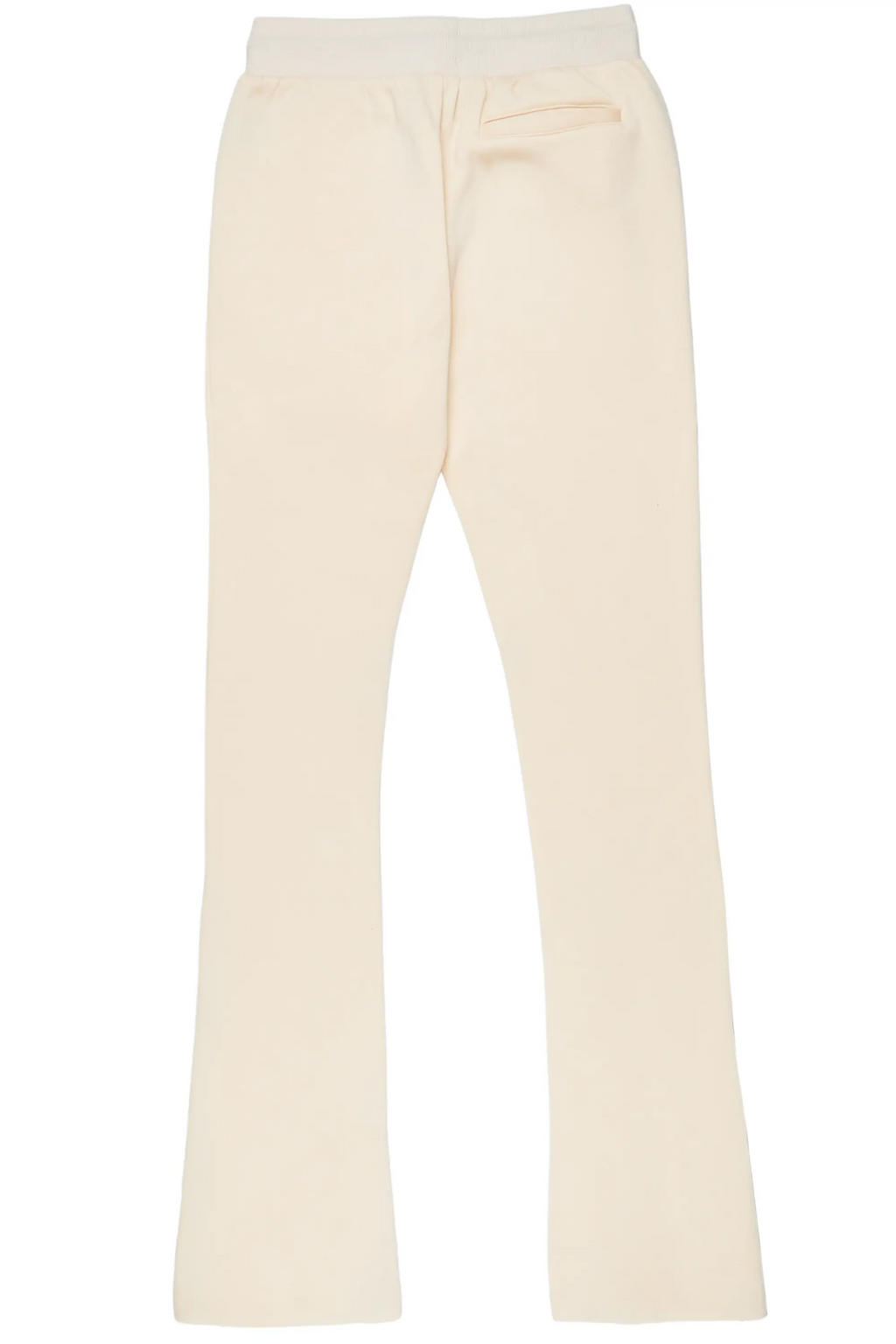 Everest Beige Stacked Flare Track Pant