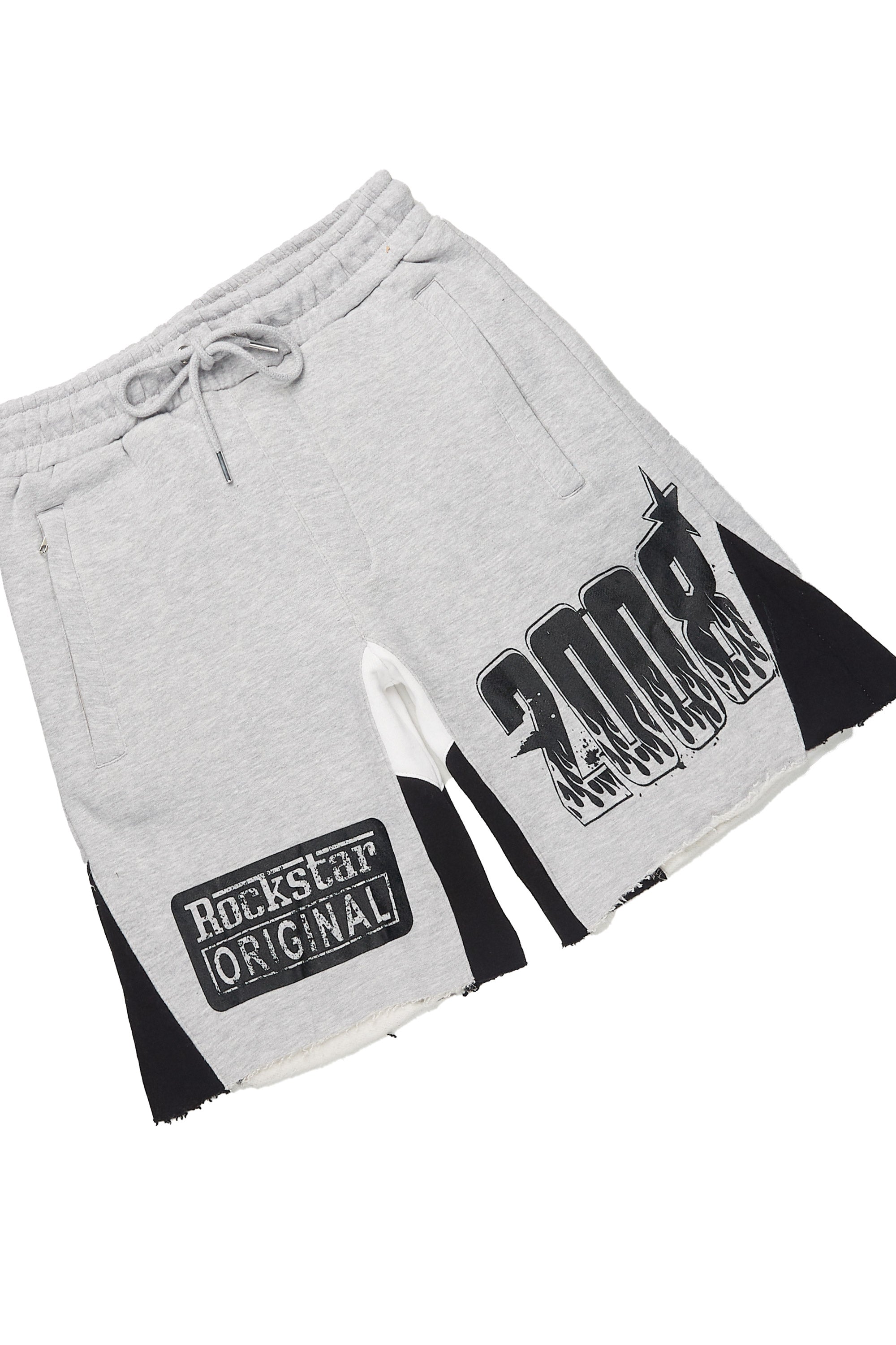 Amos Heather Grey T-Shirt/Short Set