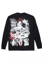 Grill Black/White Long Sleeve Graphic T-Shirt