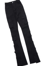 Moniqa Black Tee & Phoebe Black Jean Set