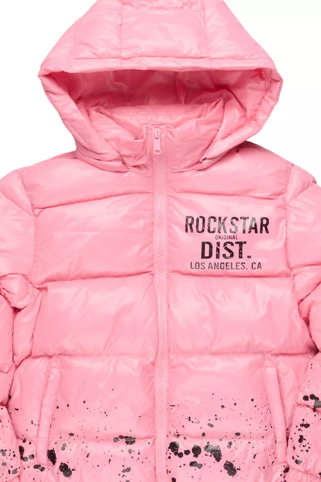 Girls Art Dist. 2.0 Pink Puffer Jacket