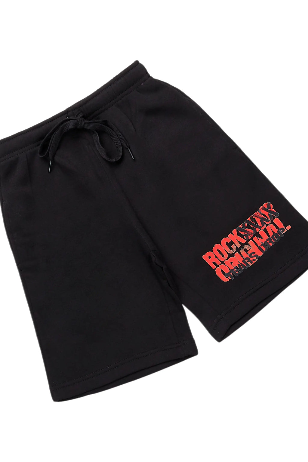 Boys Omer White/Black T-Shirt/Short Set