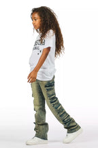 Girls Phoebe Tint Stacked Jean
