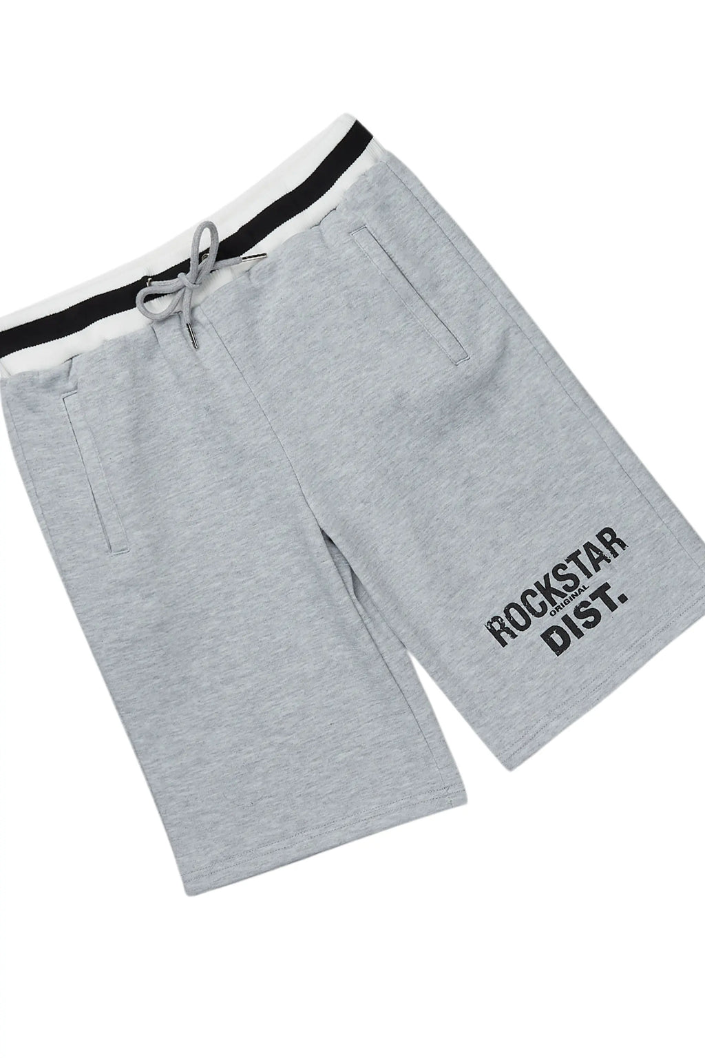 Boys Lake Heather Grey/Black T-Shirt/Short Set