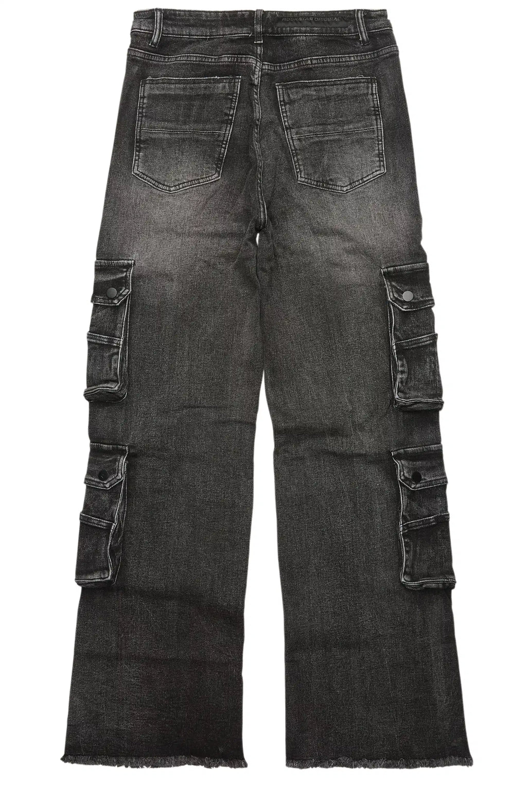 Keylor Washed Black Baggy Fit Jean