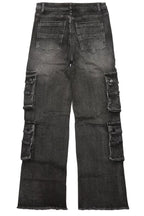 Keylor Washed Black Baggy Fit Jean