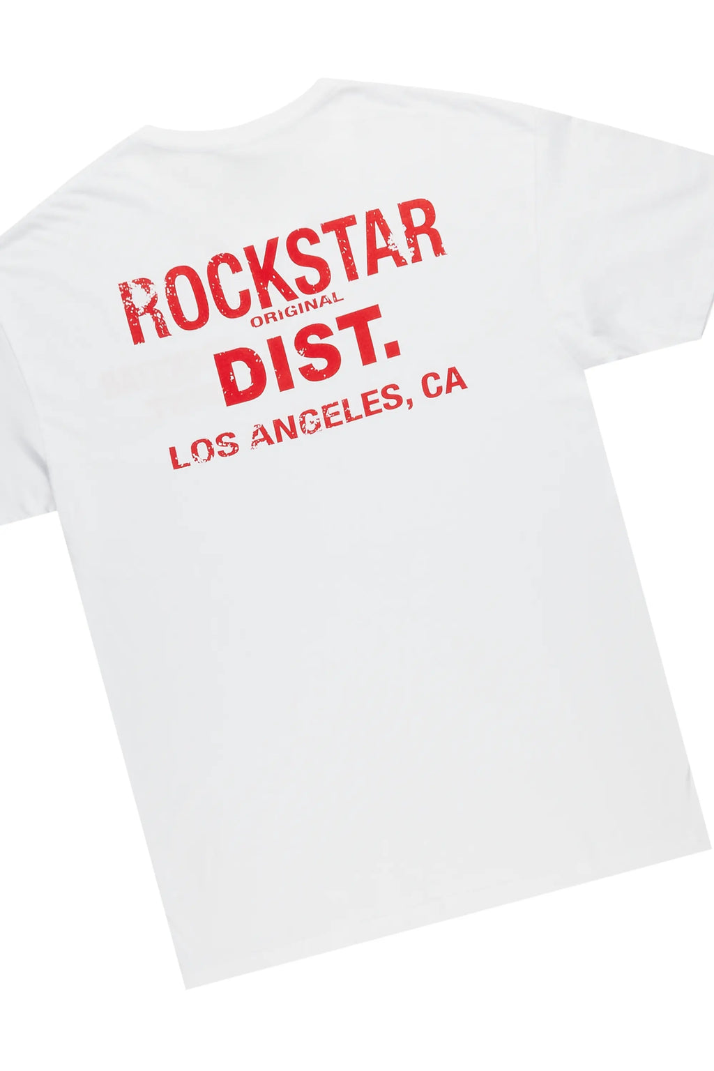 Lake White/Red T-Shirt/Stacked Flare Cargo Jean Bundle