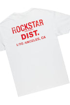 Lake White/Red T-Shirt/Stacked Flare Cargo Jean Bundle