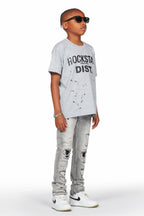 Boys Hani Grey T-Shirt Skinny Jean Set