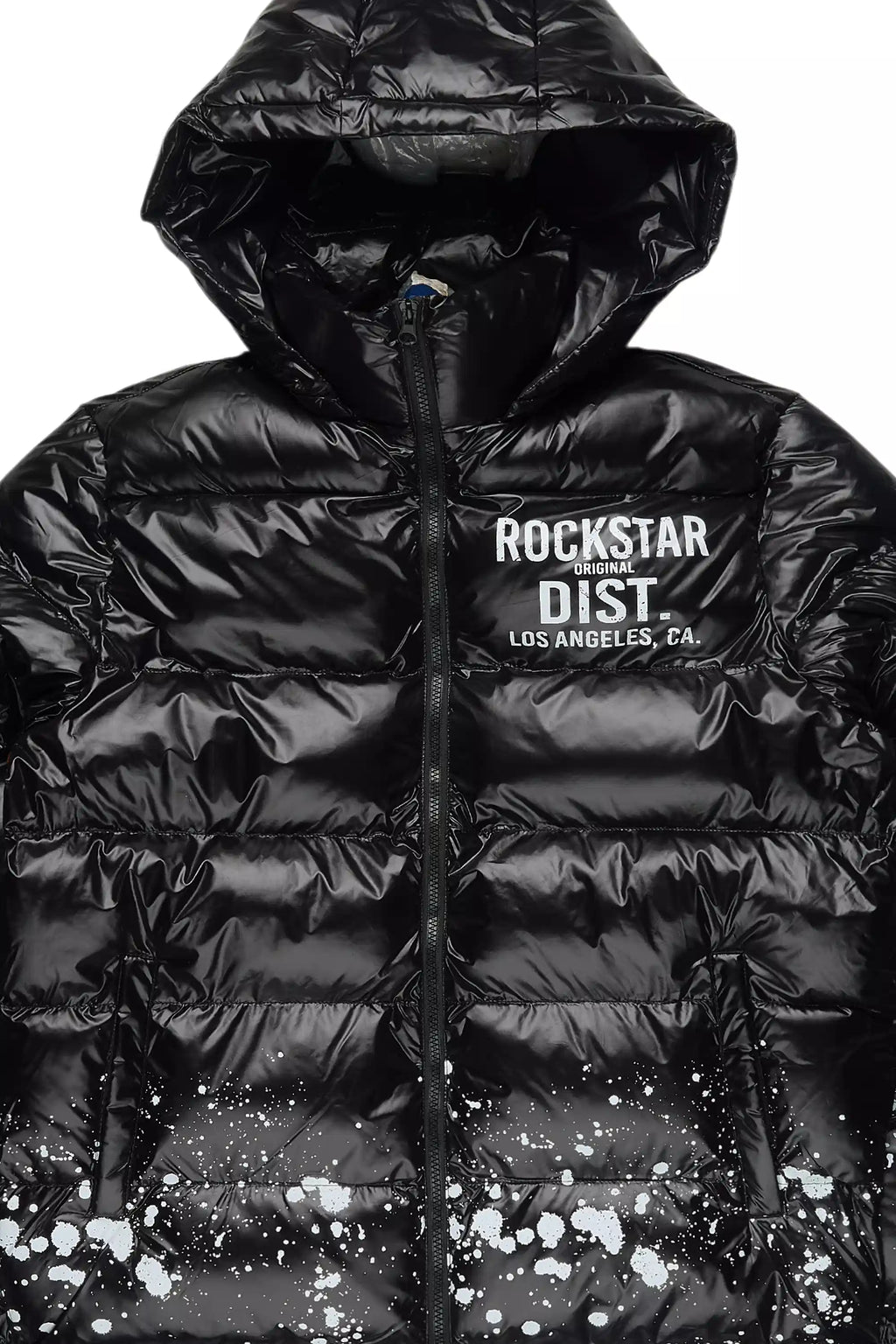 Raffer Black Heavy Puffer Jacket