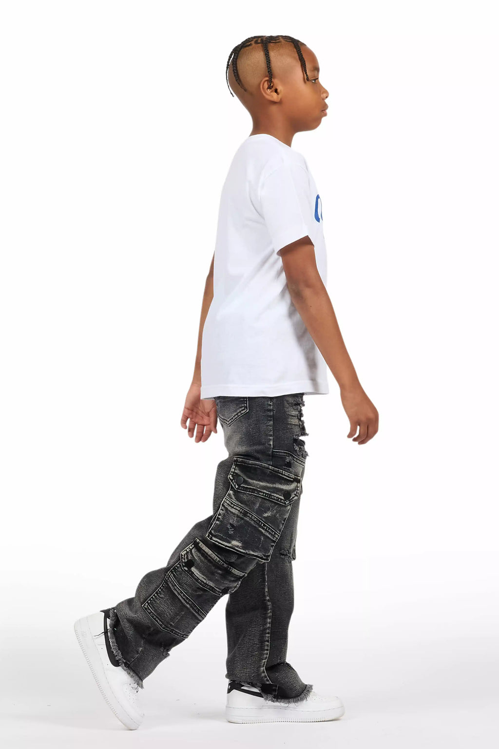 Boys Keylor Black Baggy Fit Jean