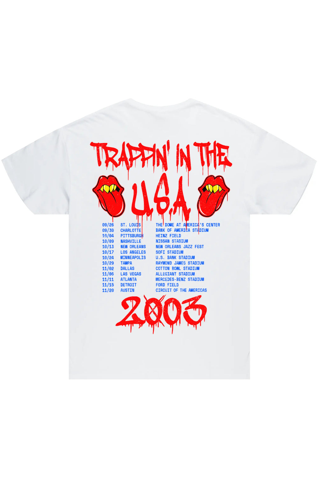 Spent White Graphic T-Shirt