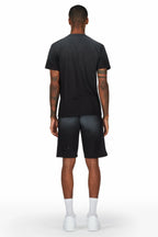 Allstar Black T-Shirt Short Set