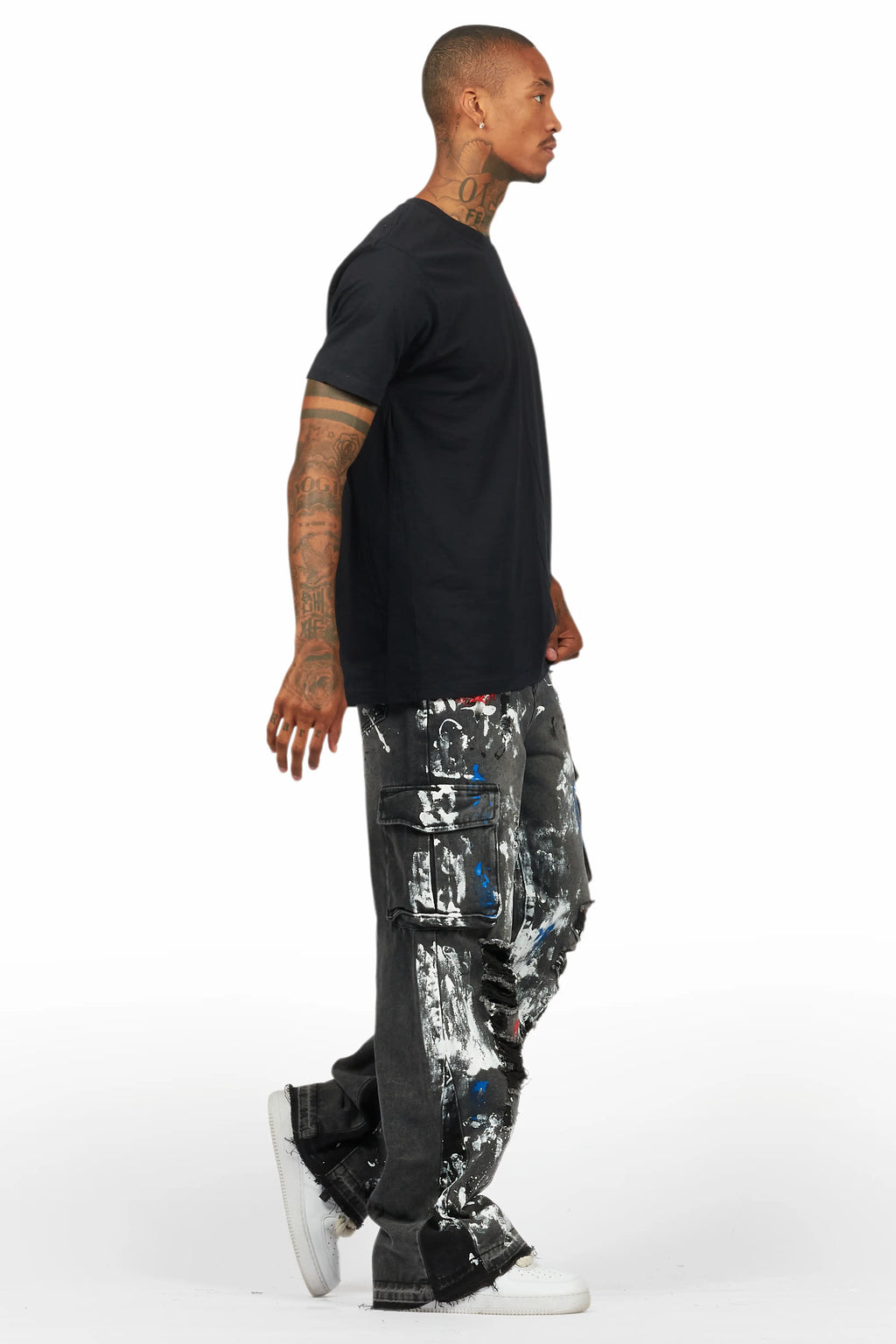 Dallin Grey Painter Baggy Cargo Jean