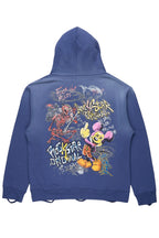 Yooz Navy Graphic Hoodie