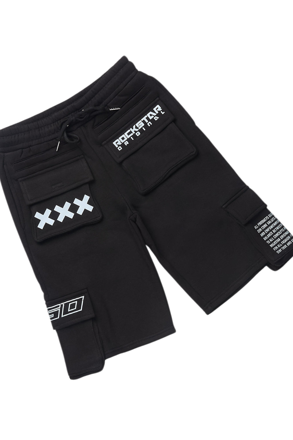 Boys Jash Black/White Short Set