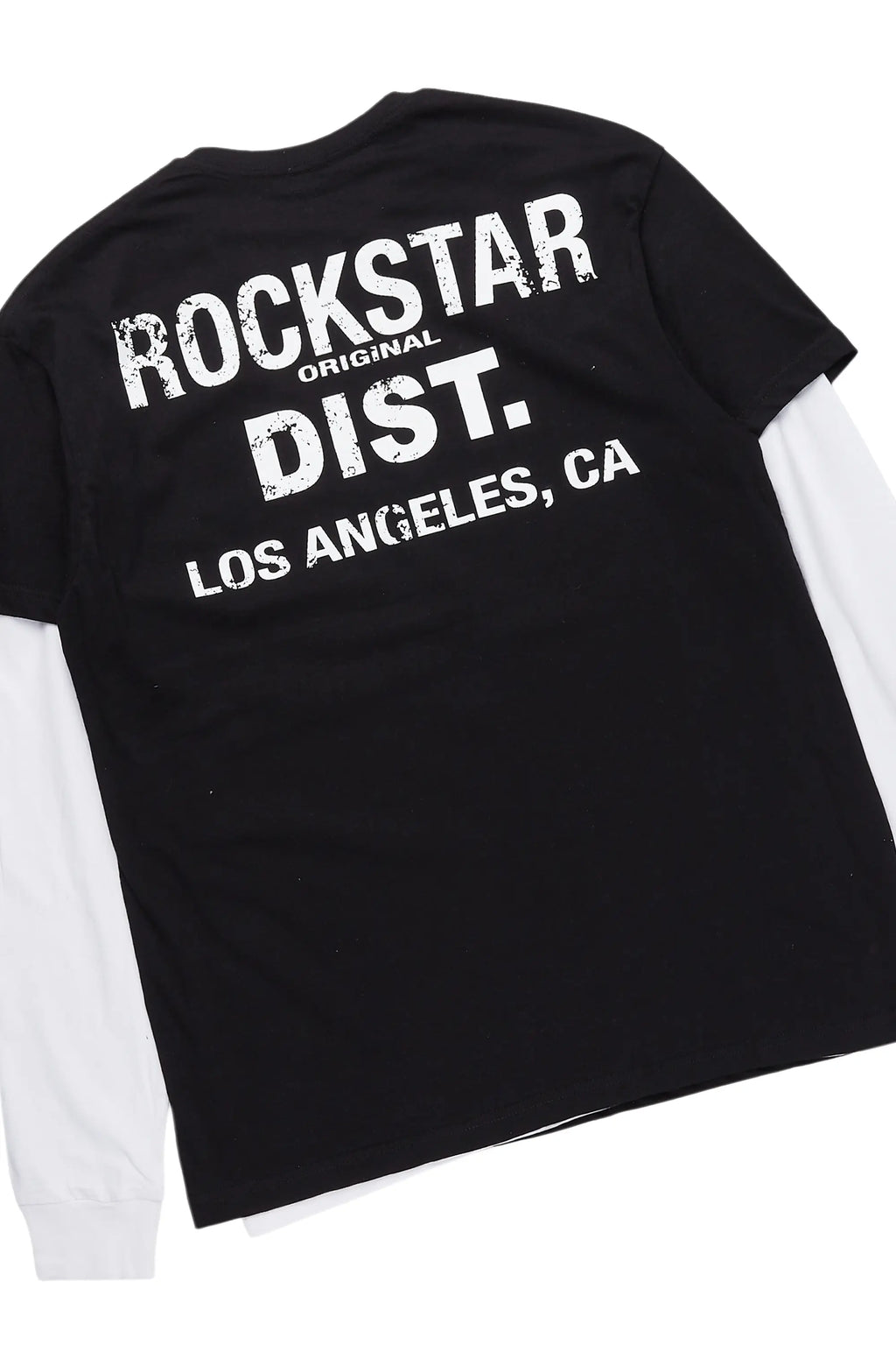 Allard Black/White Double Layer T-Shirt/Baggy Pant Set