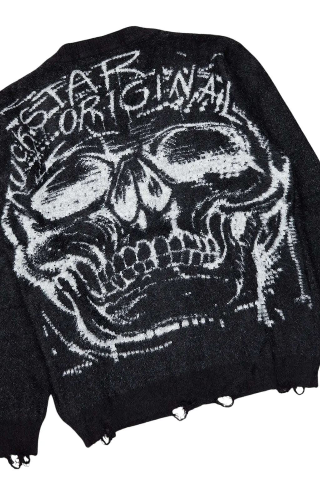 Bernhard Black Knit Sweater/Stacked Flare Jean Bundle