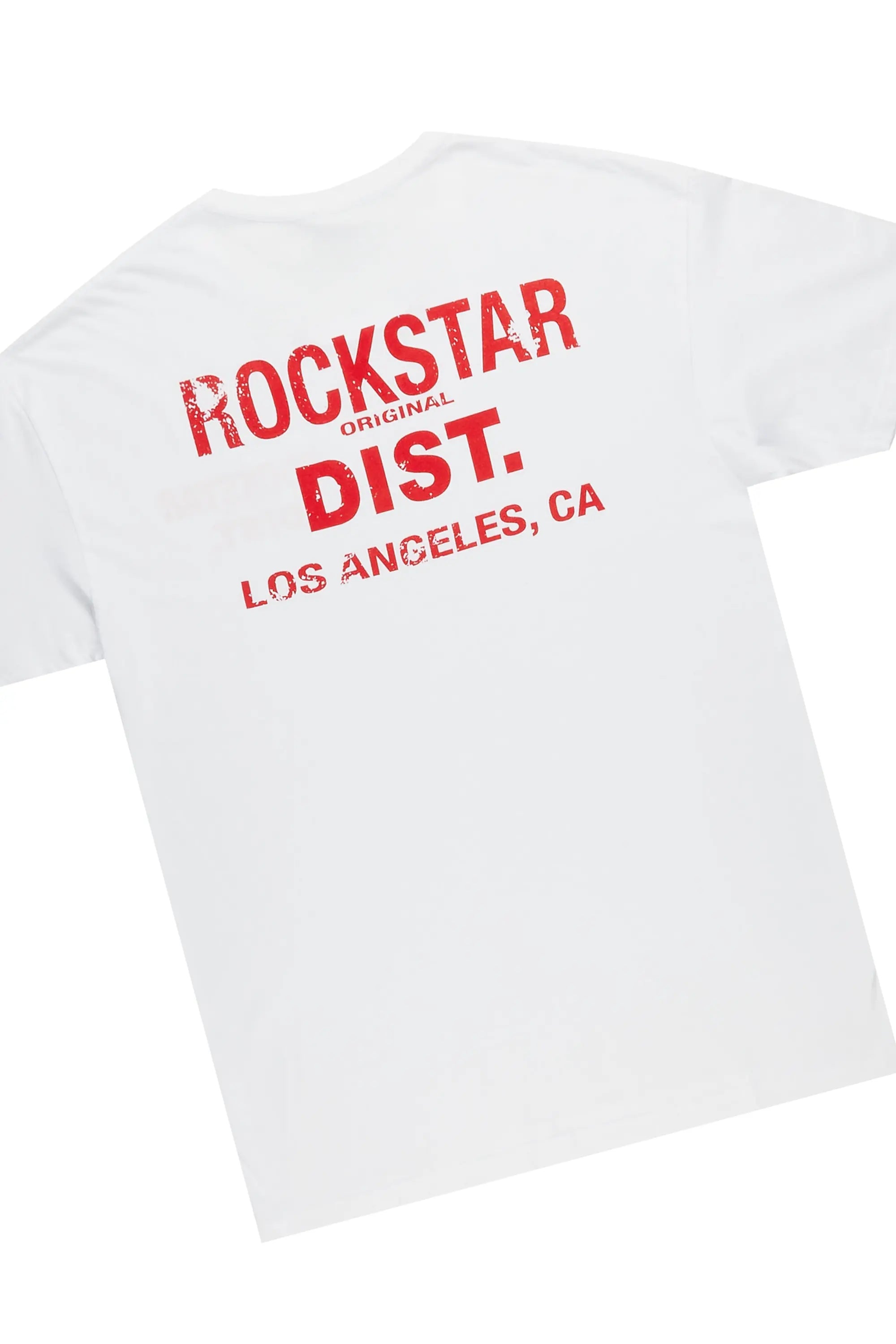 Sheneice White/Red T-Shirt & Pant Set