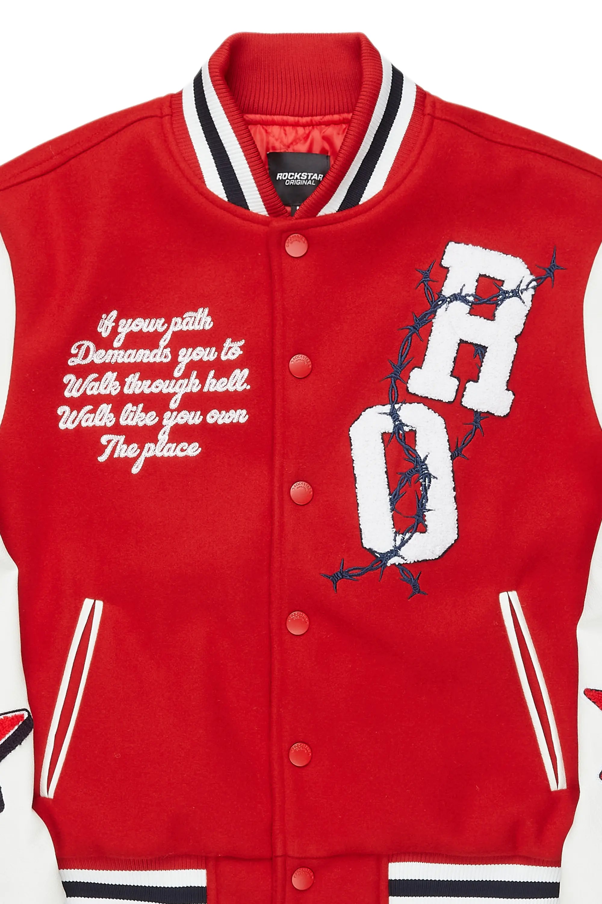 Skoll Red Varsity Jacket