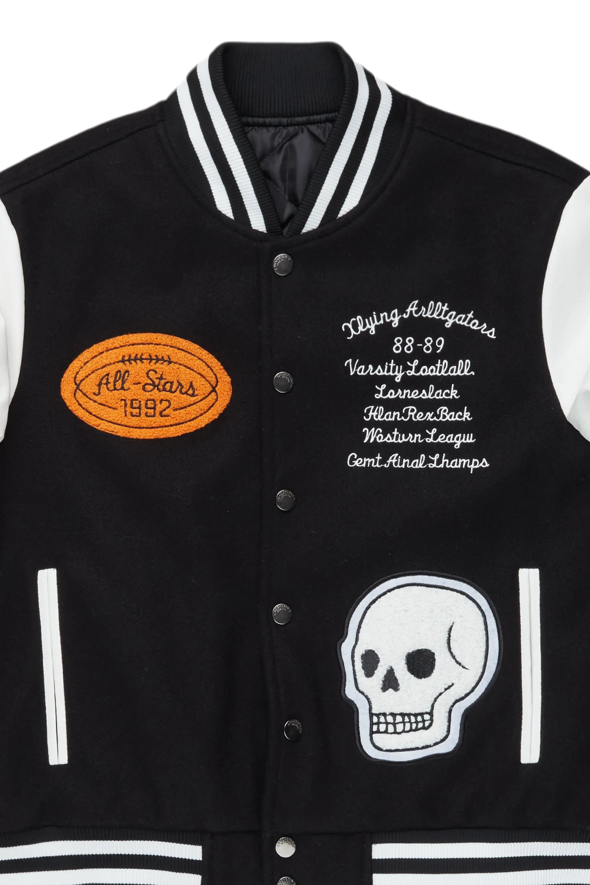 Eisen Black Varsity Jacket