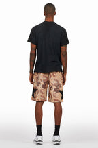 Sarge Vintage Black/Desert Camo T-Shirt/Short Set