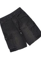 Tally Black T-Shirt/Denim Short Set