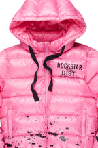 Art Dist. 2.0 Pink Puffer Jacket