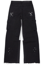 Dallin Black Painter Baggy Cargo Jean