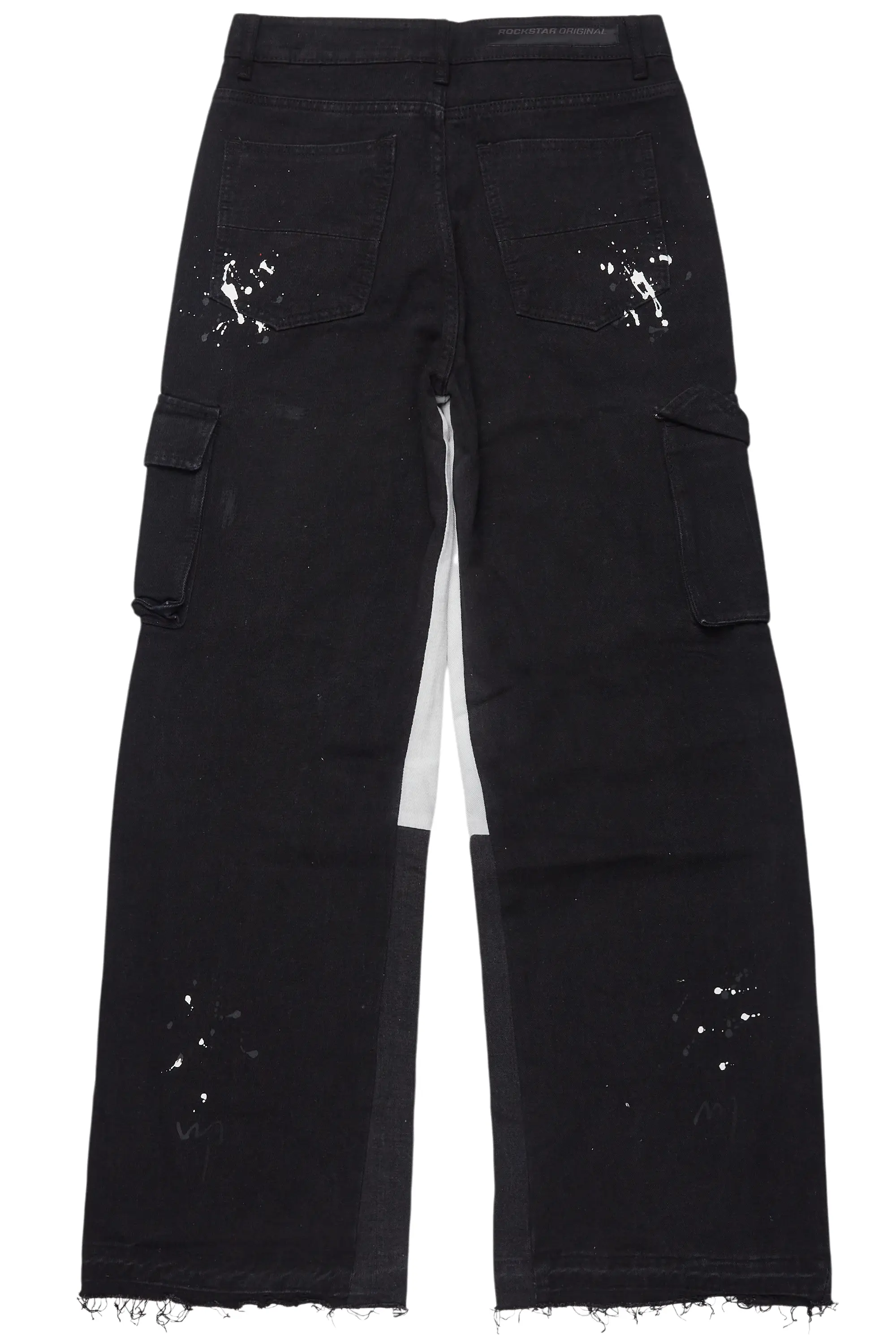 Dallin Black Painter Baggy Cargo Jean
