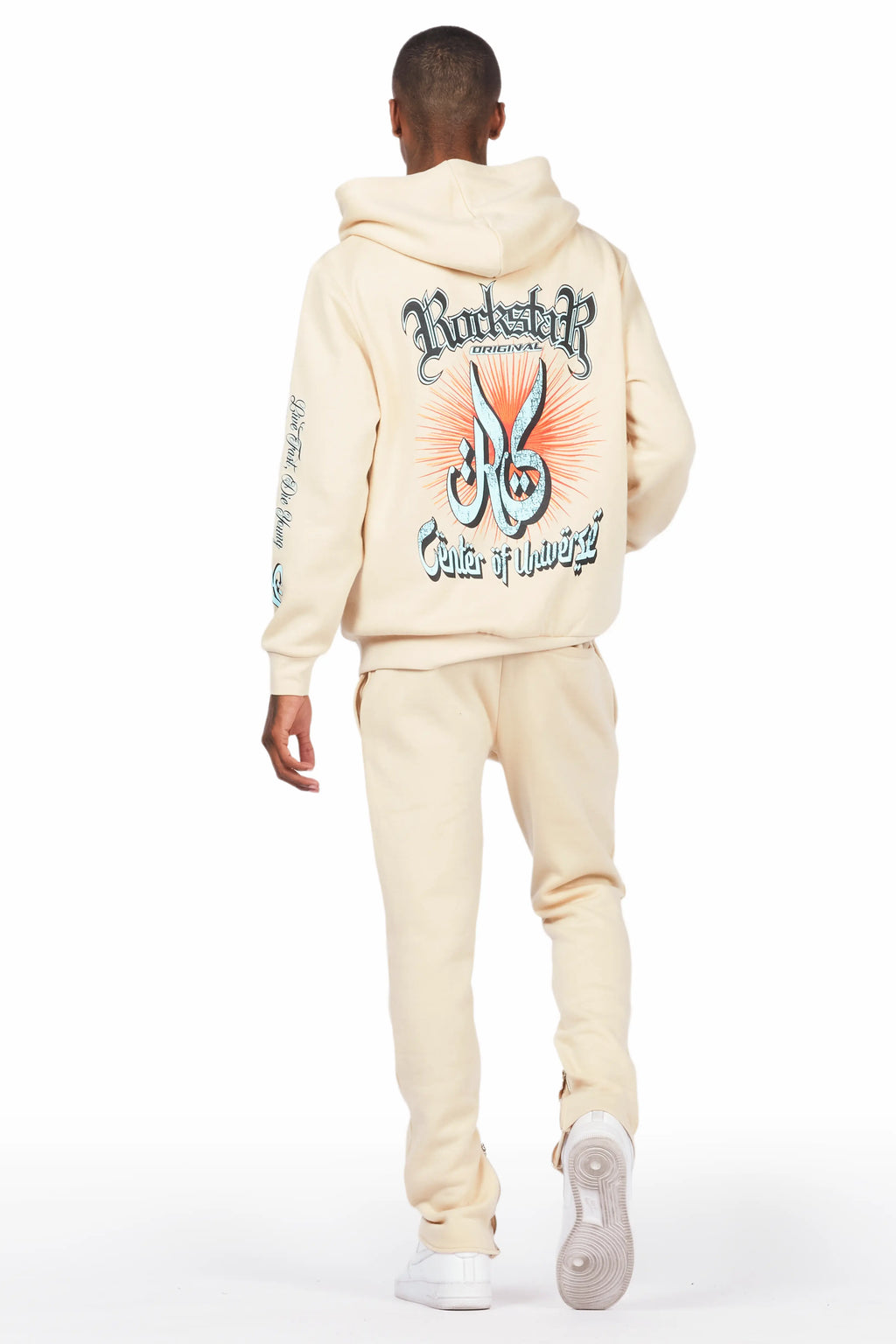 Alistair Beige Slim Fit Track Set