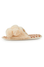 Kourtnay Beige Fur Slippers