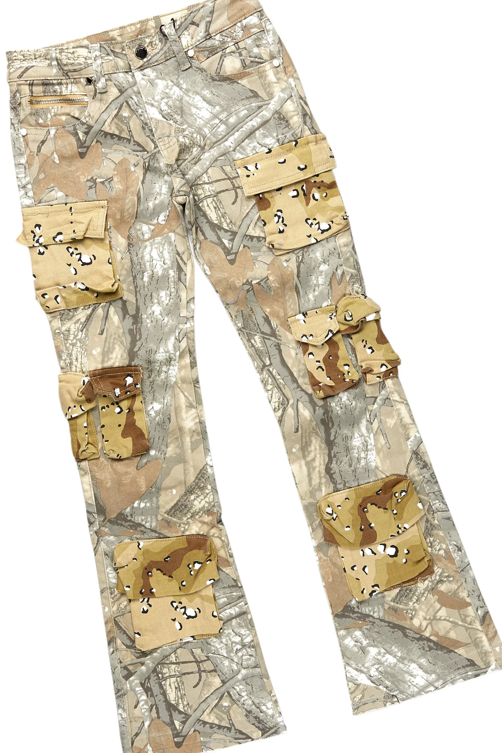 Boys Scotty Grey  Hoodie/ Stacked  Fit  Jean Set