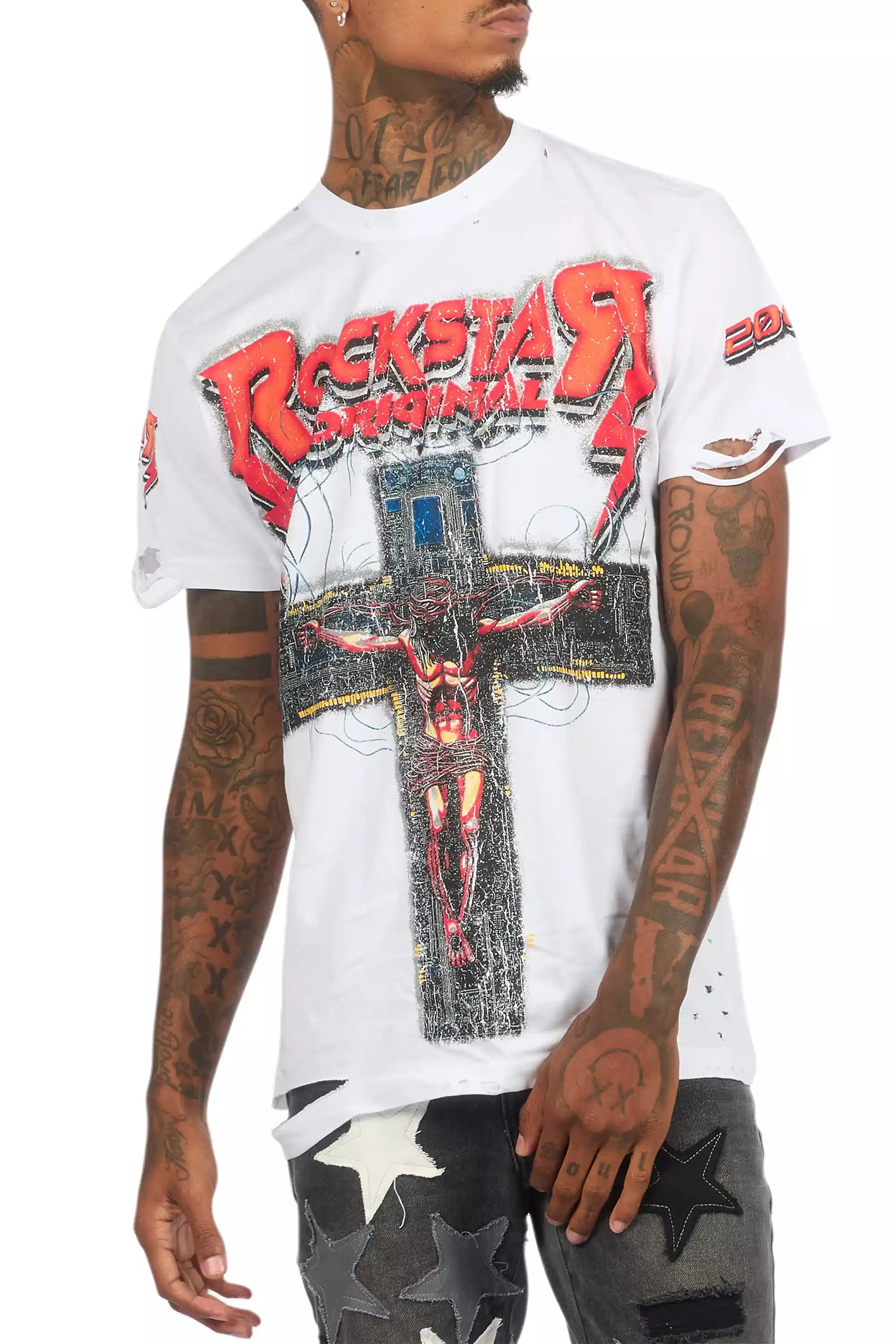Javion White Graphic T-Shirt