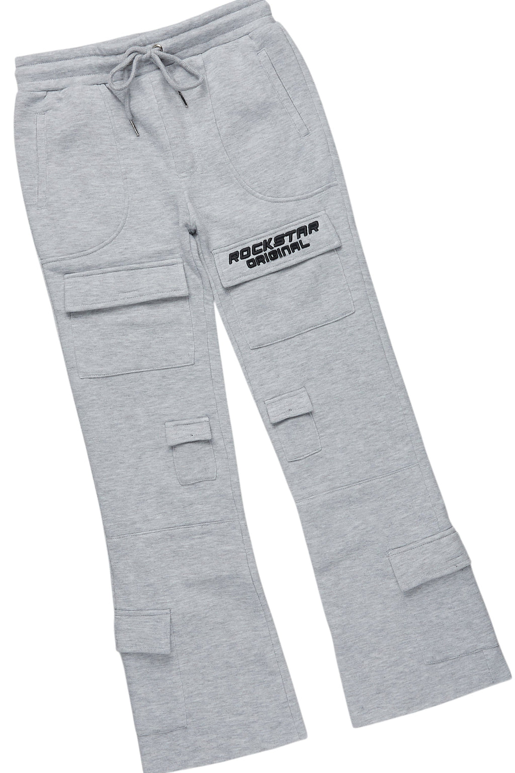 Boys Connor White/Grey T-Shirt Flare Sweat Pant Set