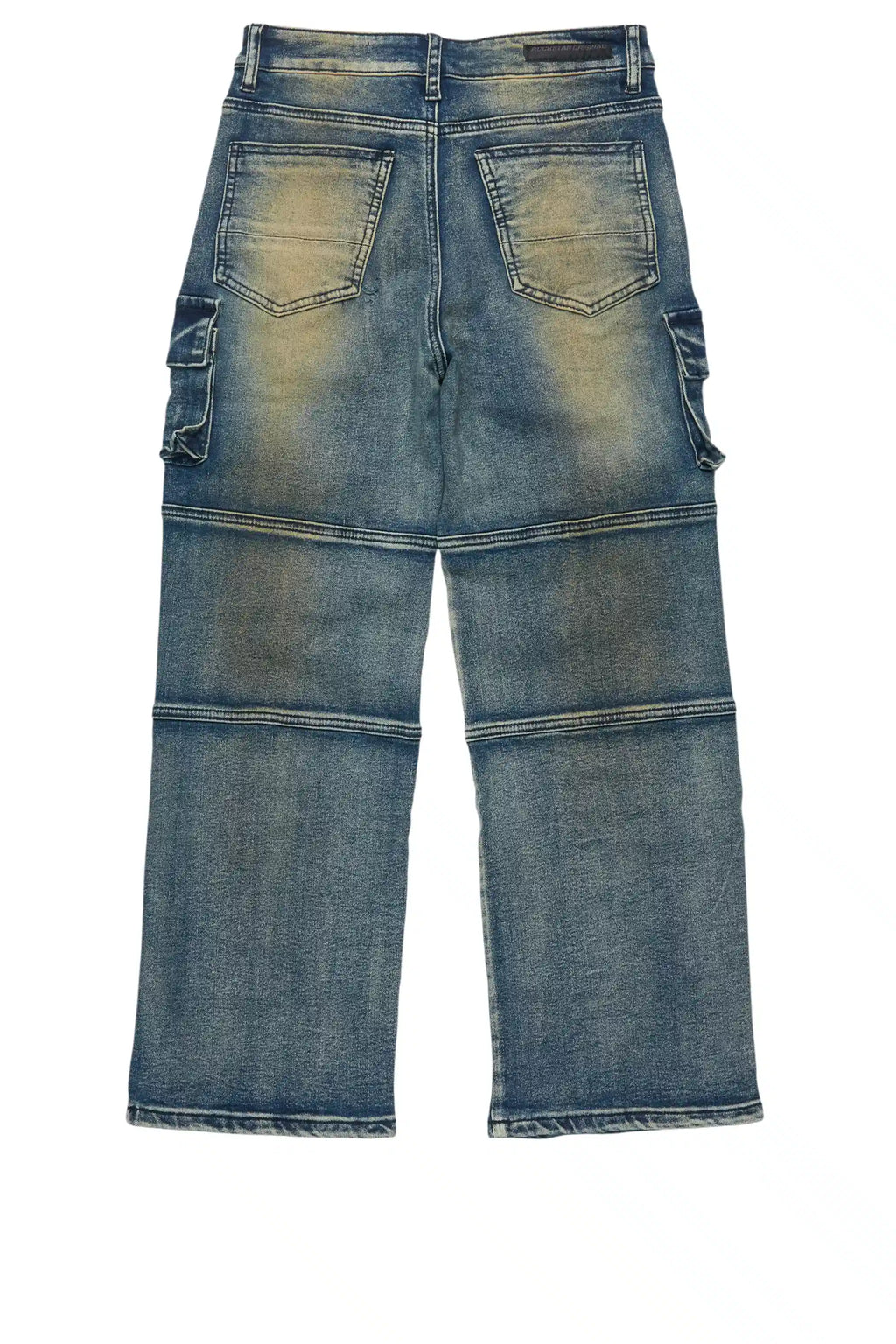 Boys Berdi Dirty Wash Baggy Fit Jean