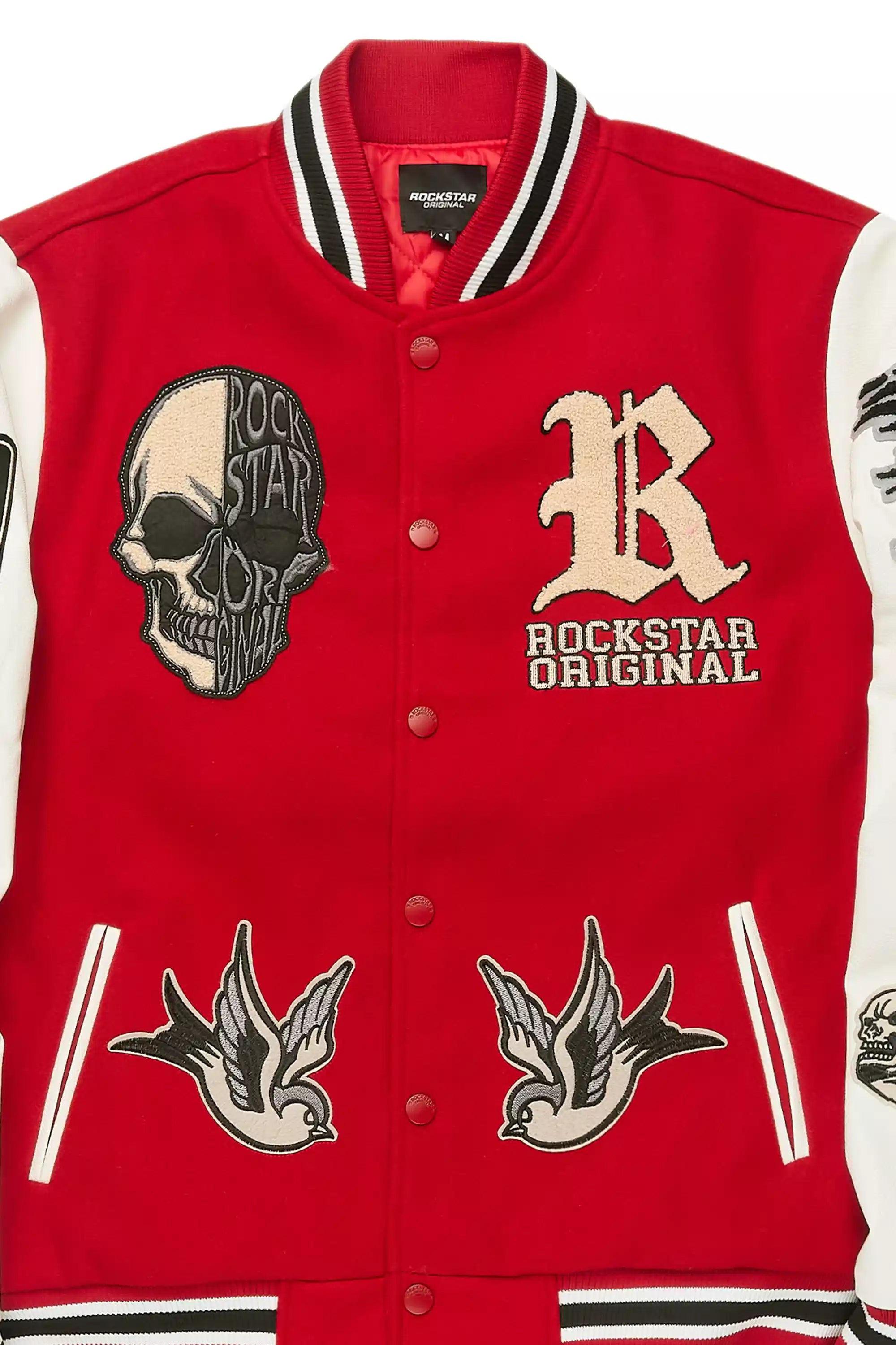 Vidar Red Varsity Jacket