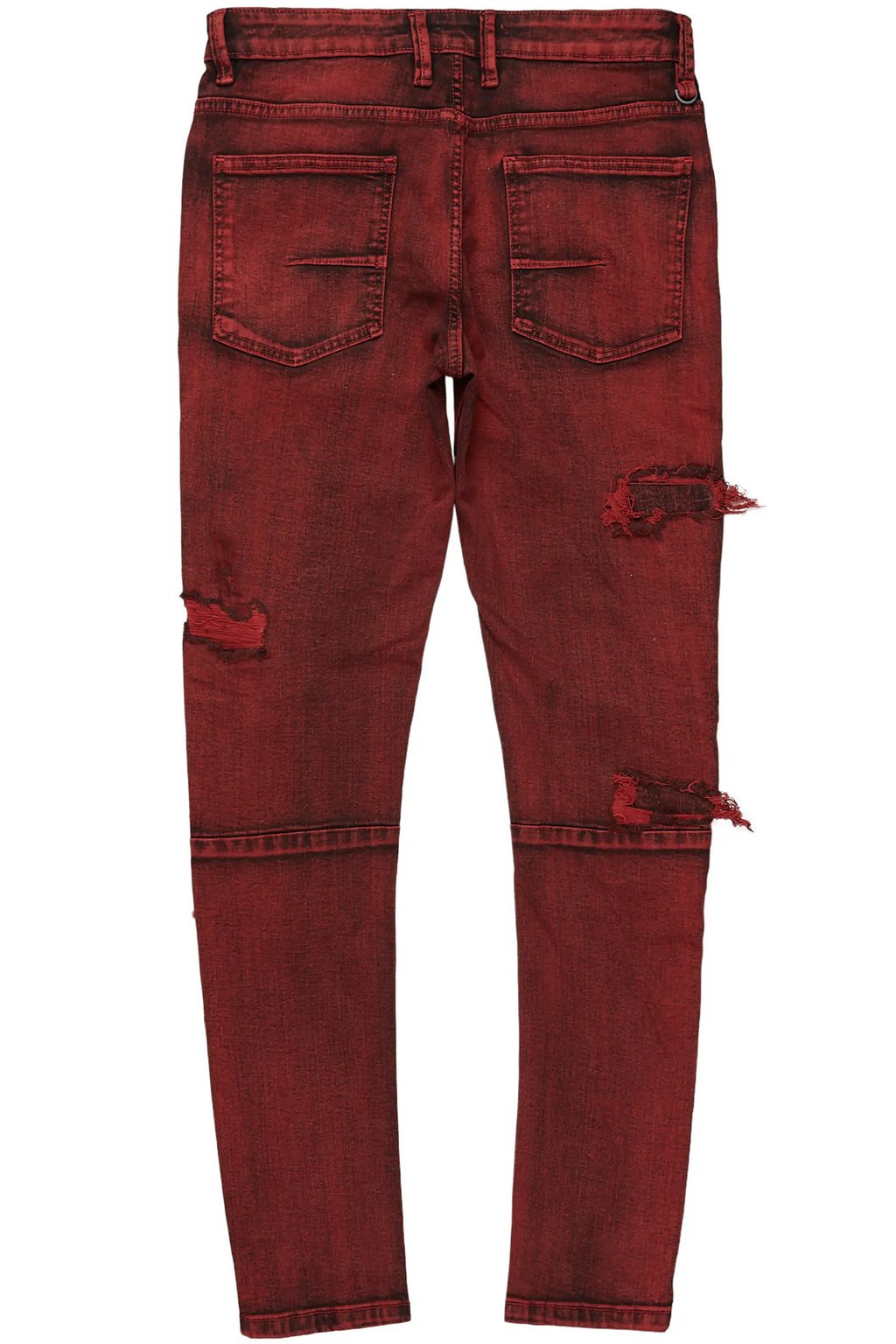 Dalit Red Under Patch Skinny Fit Jean