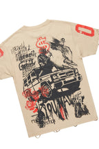 Grill Beige T-Shirt/Stacked Flare Jean Bundle